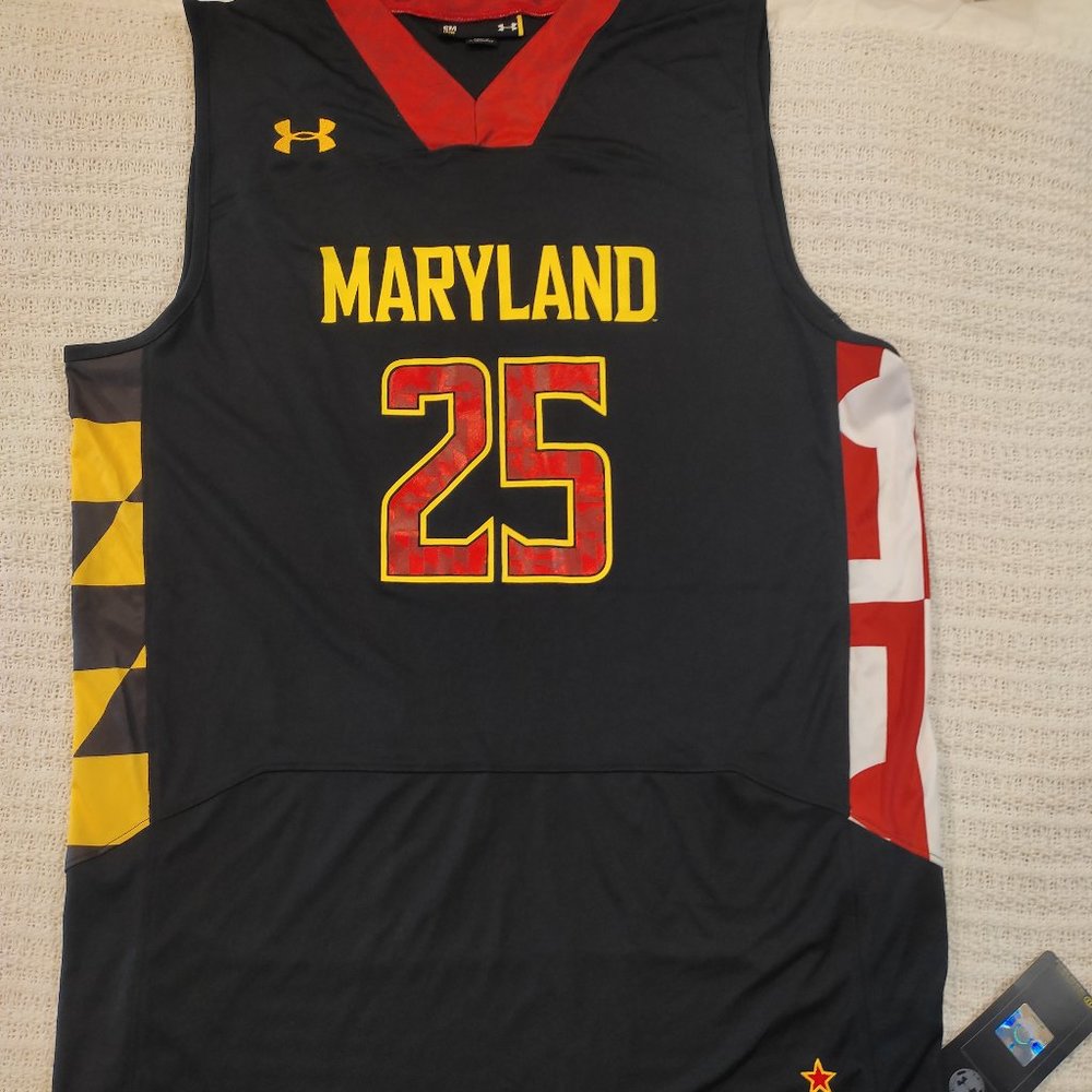 Under Armour University of Maryland Terrapins Basketball Jersey 2010 NWT Men' SM